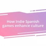 How Indie Spanish games enhance culture